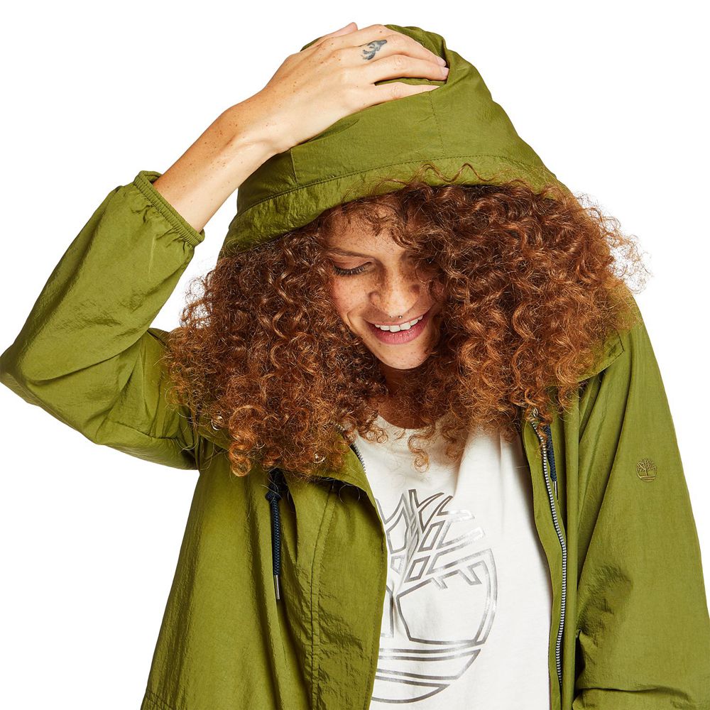 Parka Timberland Mujer Ligera Parka Verde Oliva - Chile VGF-631785